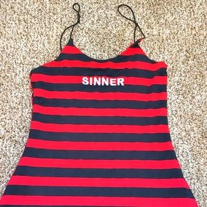 Sinner Tank Mini Dress